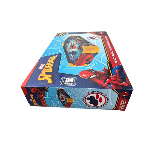 Marvel Spider-Man Electronic Tabletop Air Hockey For Kids Ages 6+ Includes Acces - Picture 3 of 4